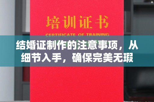 保山结婚证制作的注意事项，从细节入手，确保完美无瑕