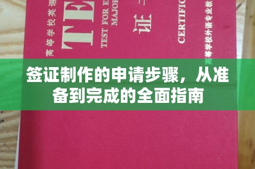 保山签证制作的申请步骤，从准备到完成的全面指南