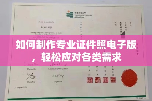 保山如何制作专业证件照电子版，轻松应对各类需求