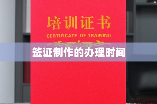 保山签证制作的办理时间