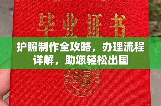 保山护照制作全攻略，办理流程详解，助您轻松出国