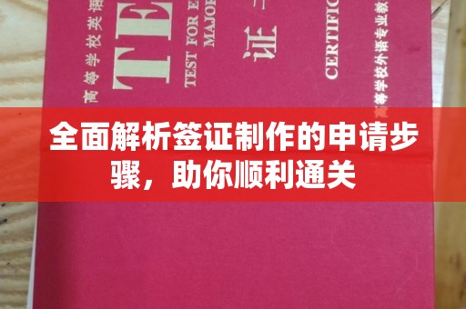 保山全面解析签证制作的申请步骤，助你顺利通关