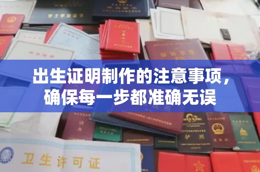 保山出生证明制作的注意事项，确保每一步都准确无误